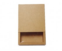 Windowbox 90x90x30mm interior with sleeve kraft 